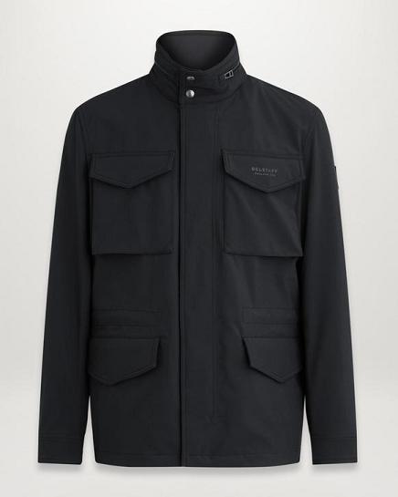 Veste Légère Belstaff Homme Fieldwood Noir Soldes AG8014793